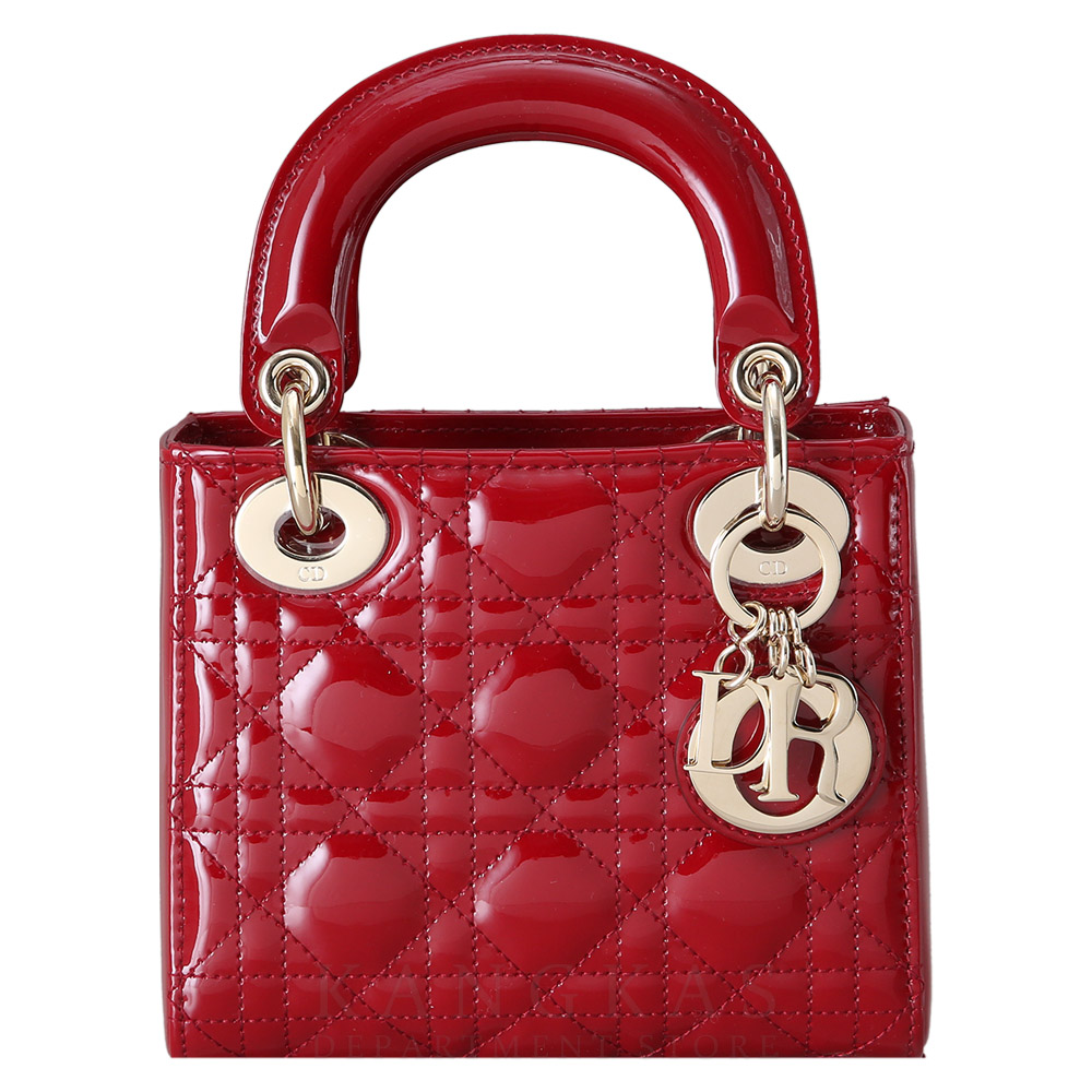 CHRISTIAN DIOR(USED)크리스찬디올 레이디디올 페이던트 미니 레드